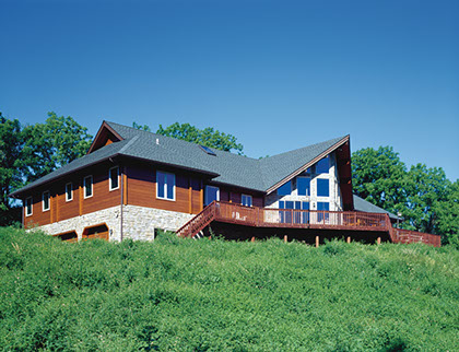 Picture of cedar home exterior 